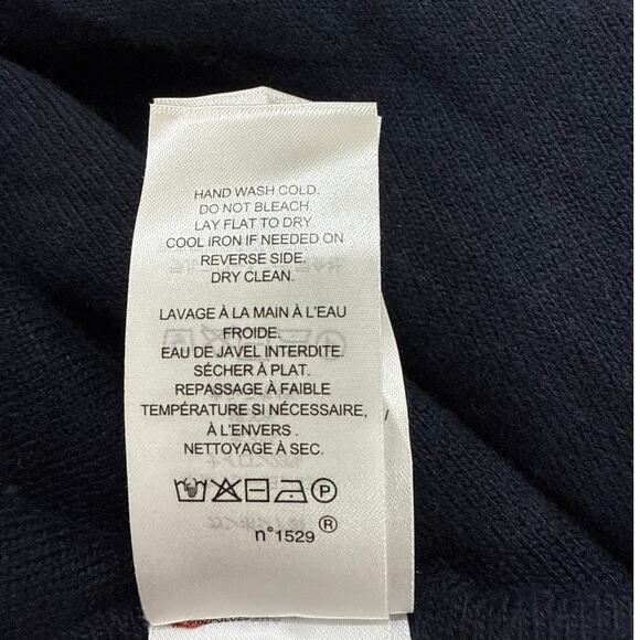 Lauren Ralph Lauren Reversible Red/Navy Ruana Cape Size S/M NWT - Picture 8 of 10